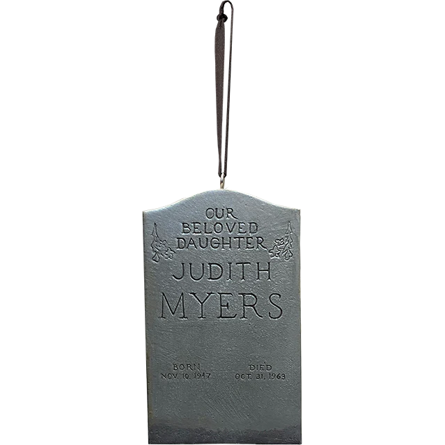 HOLIDAY HORRORS - HALLOWEEN (1978) - JUDITH MYERS TOMBSTONE ORNAMENT – PRESALE DUE 30/9/24