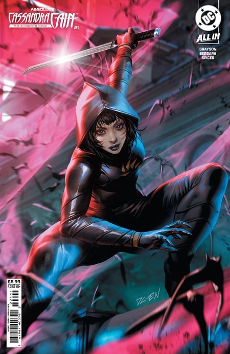 ABSOLUTE CASSANDRA CAIN THE SHADOWS HAND #1 (ONE SHOT) CVR D DERRICK CHEW CARD STOCK VAR - PREORDER (FOC 24/8/26) DUE IN STORE 16/9/26