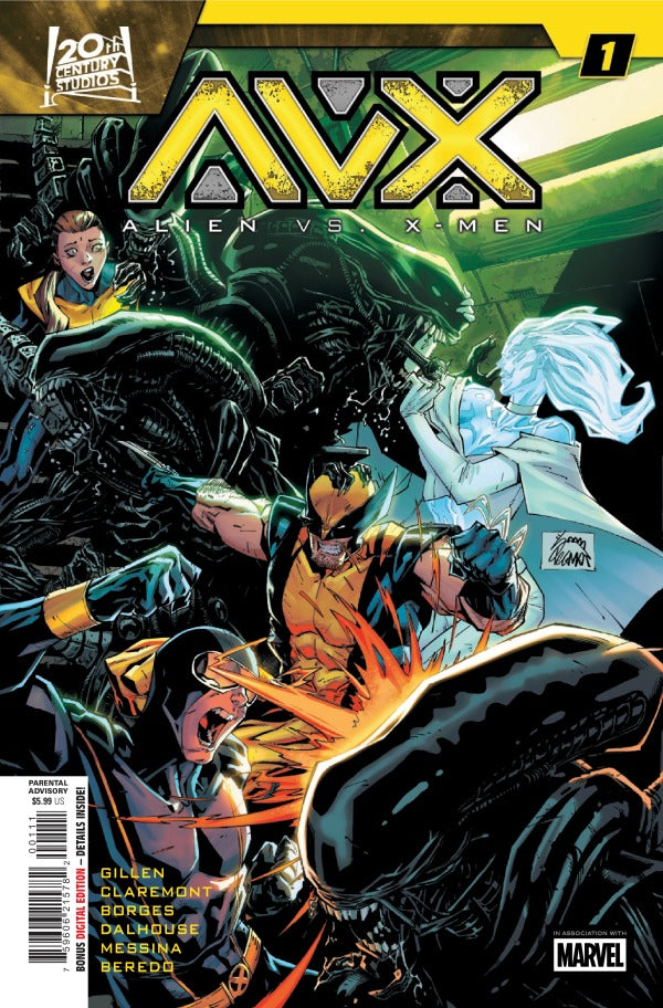 ALIENS VS X-MEN #1 CVR A RYAN STEGMAN