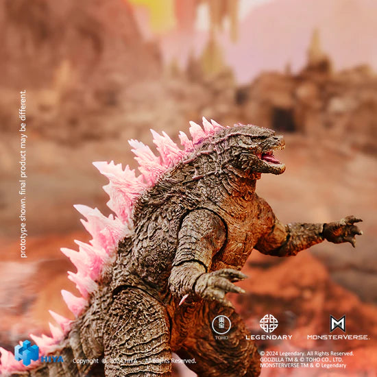 Godzilla x Kong The New Empire Godzilla Evolved Ver. Action Figure HIYA Exquisite Basic Series None Scale 7 Inch - PREORDER Q2 2025