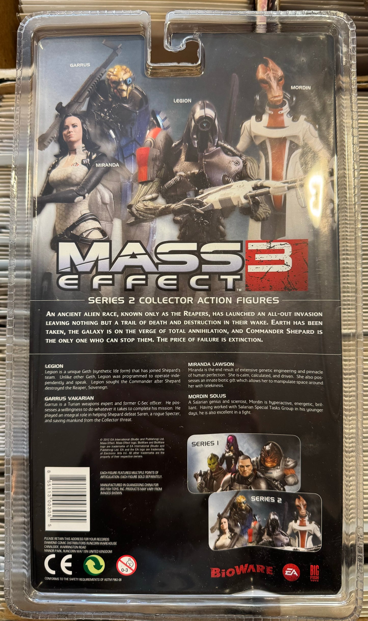 Mass Effect 3 Series 2 Mordin Collector Action Figure By Big Fish Toys