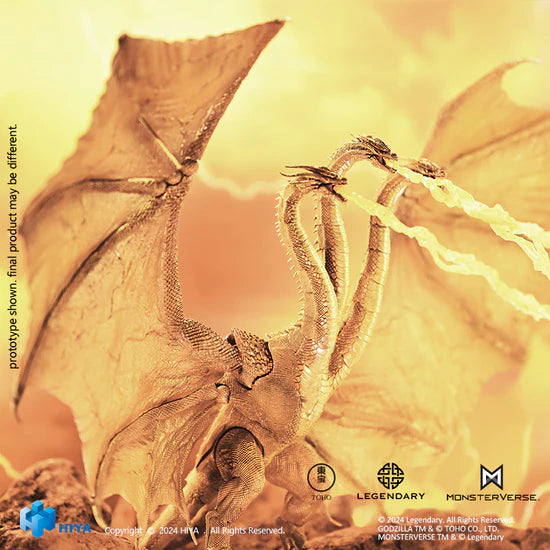 Godzilla King of the Monsters King Ghidorah Gravity Beam Ver. Action Figure HIYA Exquisite Basic Series None Scale 14 Inch