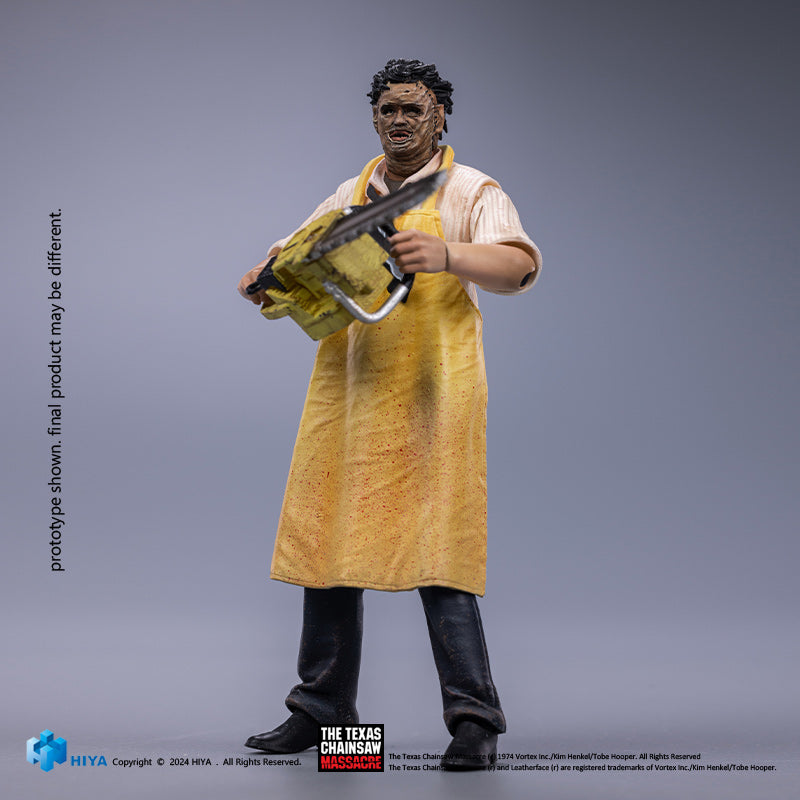 THE TEXAS CHAINSAW MASSACRE (1974) EXQUISITE MINI LEATHERFACE KILLING MASK STANDARD VERSION PREVIEWS EXCLUSIVE 1/18 SCALE FIGURE - PREORDER