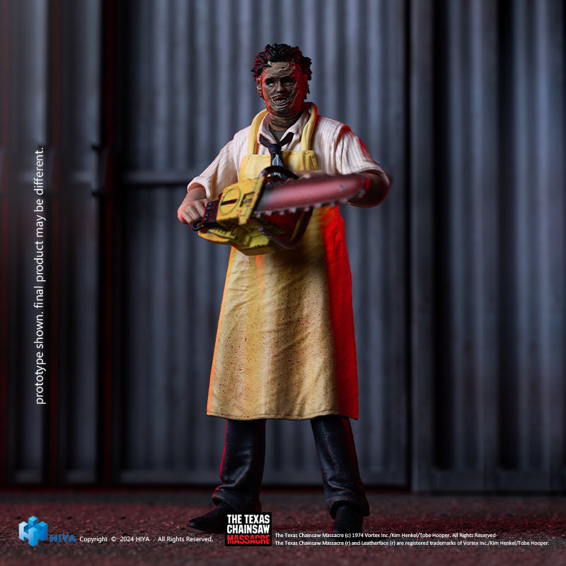 THE TEXAS CHAINSAW MASSACRE (1974) EXQUISITE MINI LEATHERFACE KILLING MASK STANDARD VERSION PREVIEWS EXCLUSIVE 1/18 SCALE FIGURE - PREORDER
