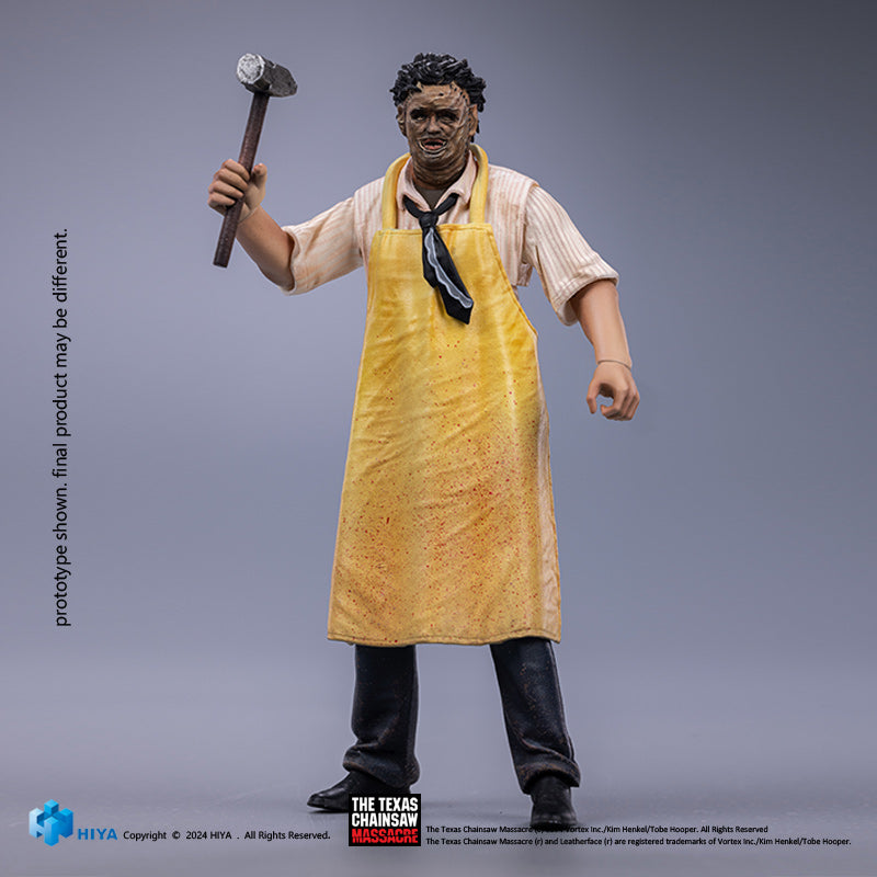 THE TEXAS CHAINSAW MASSACRE (1974) EXQUISITE MINI LEATHERFACE KILLING MASK STANDARD VERSION PREVIEWS EXCLUSIVE 1/18 SCALE FIGURE - PREORDER