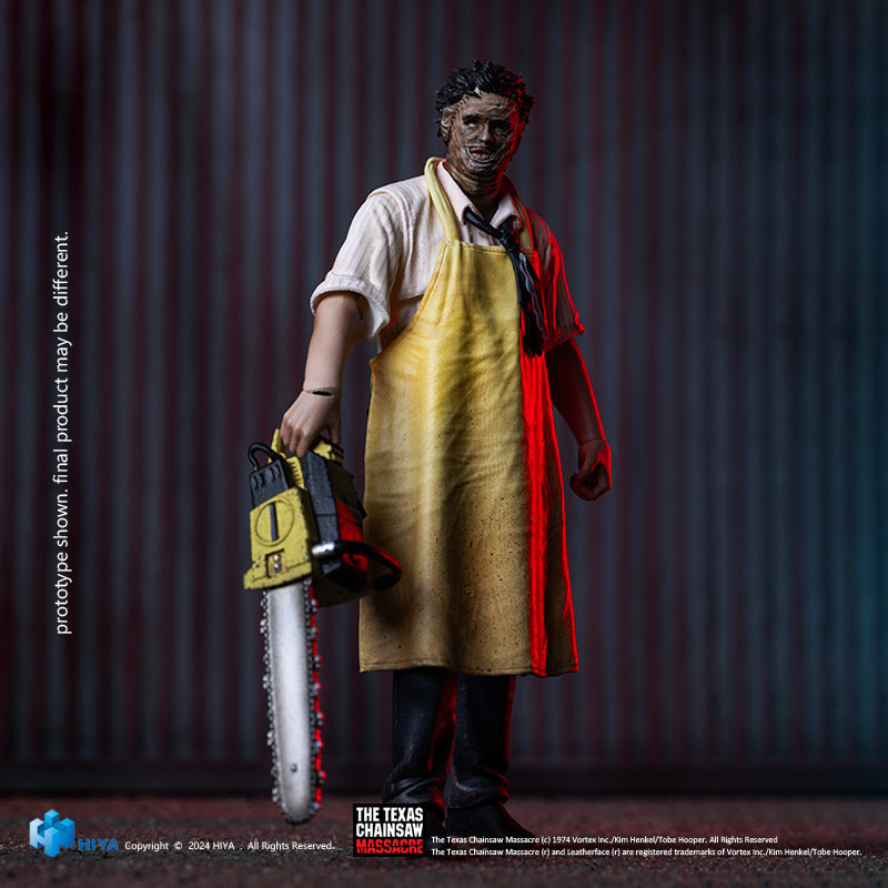 THE TEXAS CHAINSAW MASSACRE (1974) EXQUISITE MINI LEATHERFACE KILLING MASK STANDARD VERSION PREVIEWS EXCLUSIVE 1/18 SCALE FIGURE - PREORDER