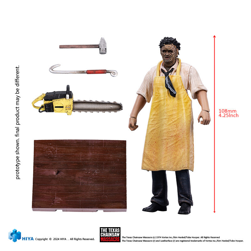 THE TEXAS CHAINSAW MASSACRE (1974) EXQUISITE MINI LEATHERFACE KILLING MASK STANDARD VERSION PREVIEWS EXCLUSIVE 1/18 SCALE FIGURE - PREORDER