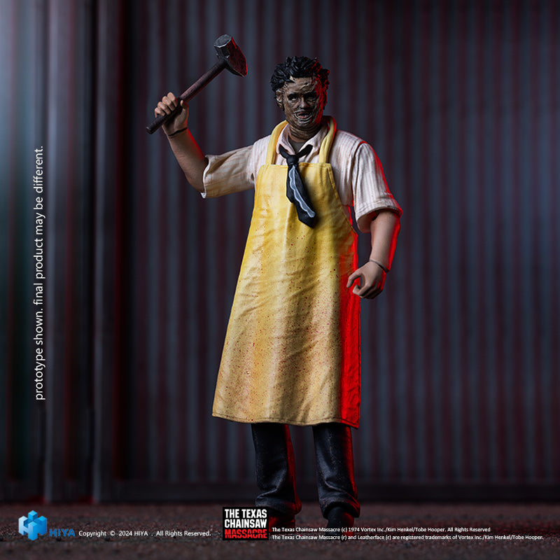 THE TEXAS CHAINSAW MASSACRE (1974) EXQUISITE MINI LEATHERFACE KILLING MASK STANDARD VERSION PREVIEWS EXCLUSIVE 1/18 SCALE FIGURE - PREORDER