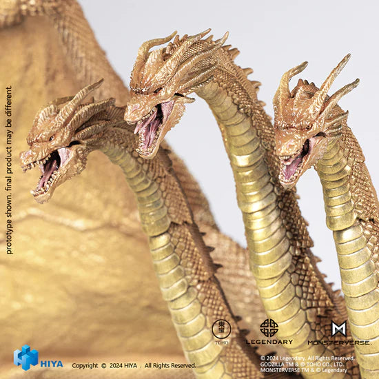 Godzilla King of the Monsters King Ghidorah Gravity Beam Ver. Action Figure HIYA Exquisite Basic Series None Scale 14 Inch