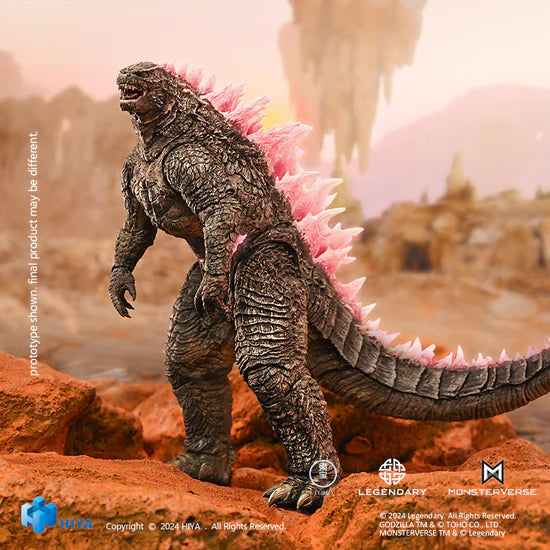 Godzilla x Kong The New Empire Godzilla Evolved Ver. Action Figure HIYA Exquisite Basic Series None Scale 7 Inch - PREORDER Q2 2025