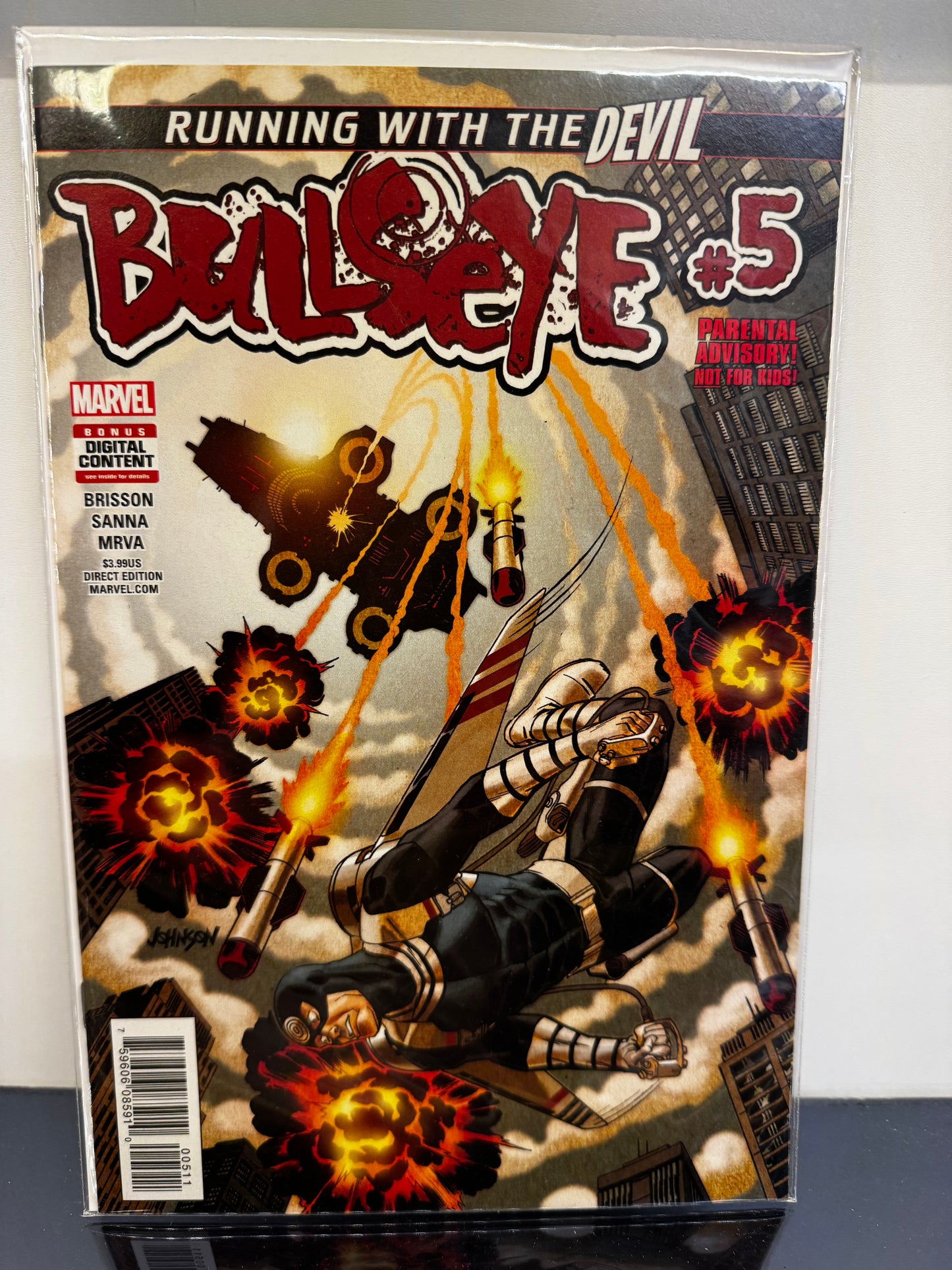 BULLSEYE #1,2,3,4,5 FULL SET ALL COVERS BY DAVE JOHNSON