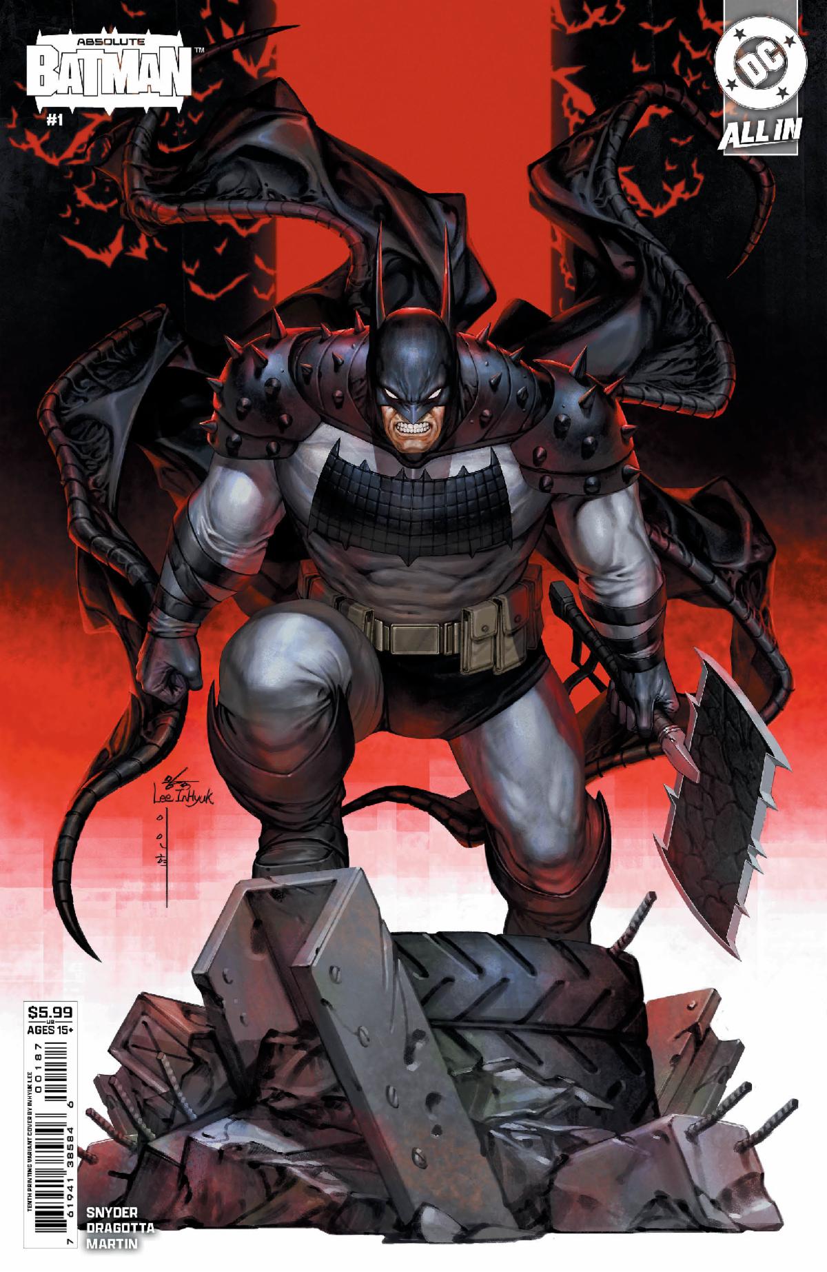 Absolute Batman #1 10th Printing Inhyuk Lee Variant