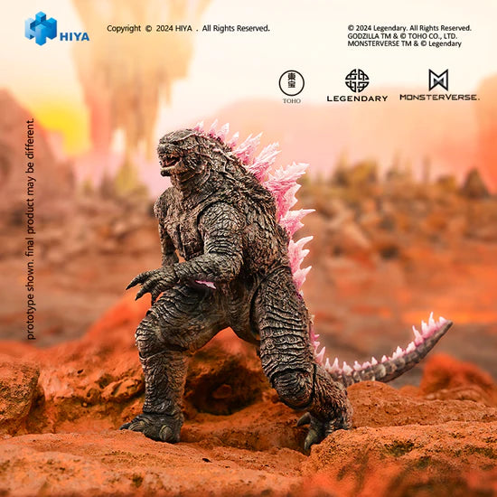 Godzilla x Kong The New Empire Godzilla Evolved Ver. Action Figure HIYA Exquisite Basic Series None Scale 7 Inch - PREORDER Q2 2025