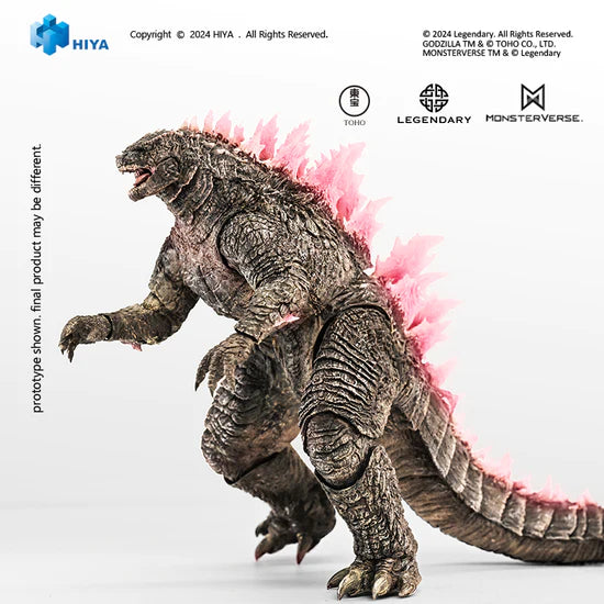 Godzilla x Kong The New Empire Godzilla Evolved Ver. Action Figure HIYA Exquisite Basic Series None Scale 7 Inch - PREORDER Q2 2025