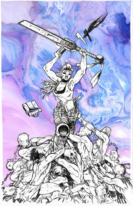 CHAINKATA #1 CVR G INC 1:100 DANIEL WARREN JOHNSON RAW ART VAR - PREORDER FOC 26/10/26 DUE IN STORE 18/11/26