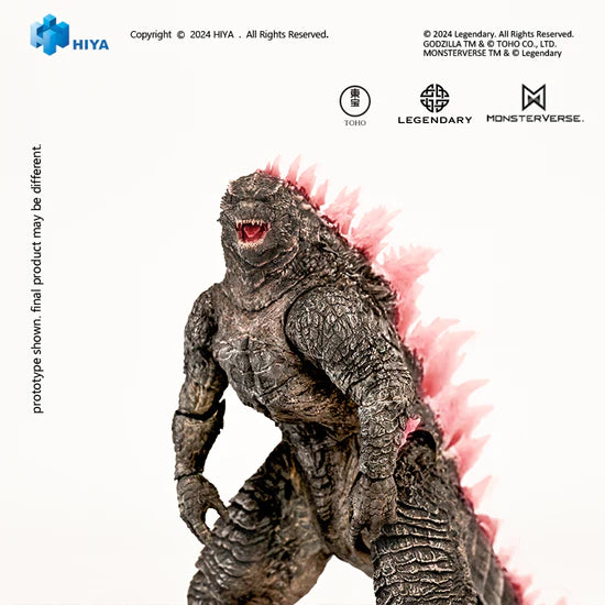 Godzilla x Kong The New Empire Godzilla Evolved Ver. Action Figure HIYA Exquisite Basic Series None Scale 7 Inch - PREORDER Q2 2025
