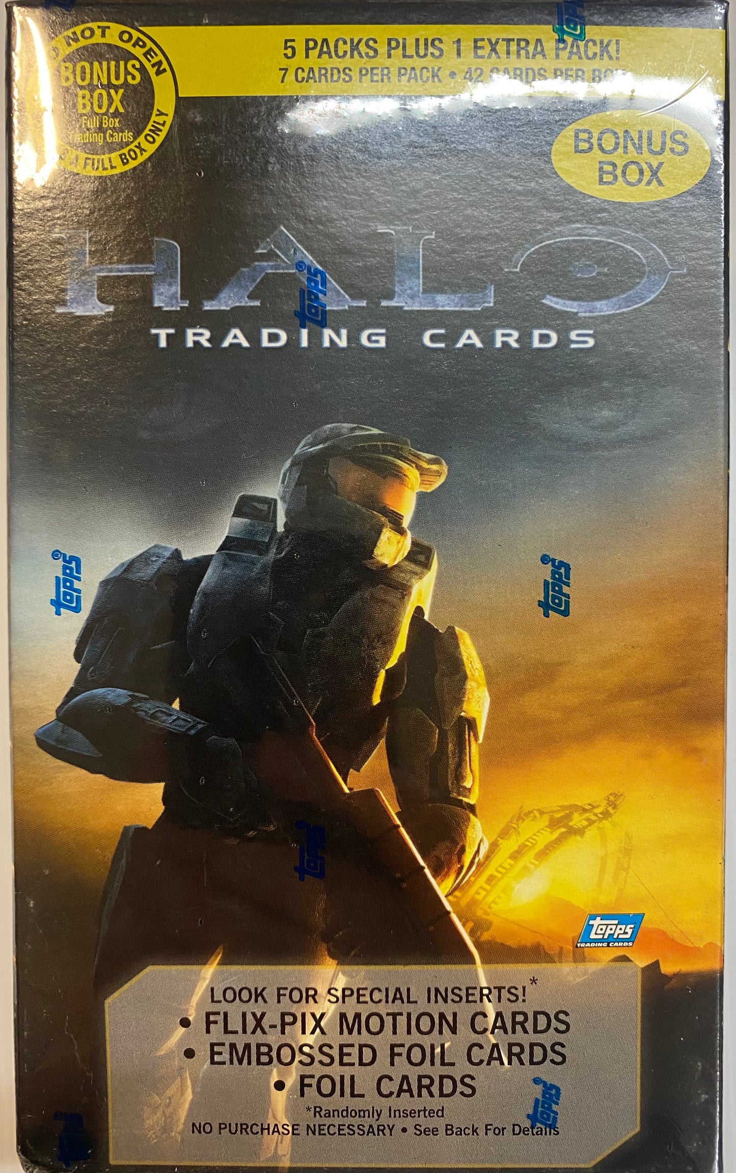 Halo Trading Cards Bonus Box 2007 very rare.