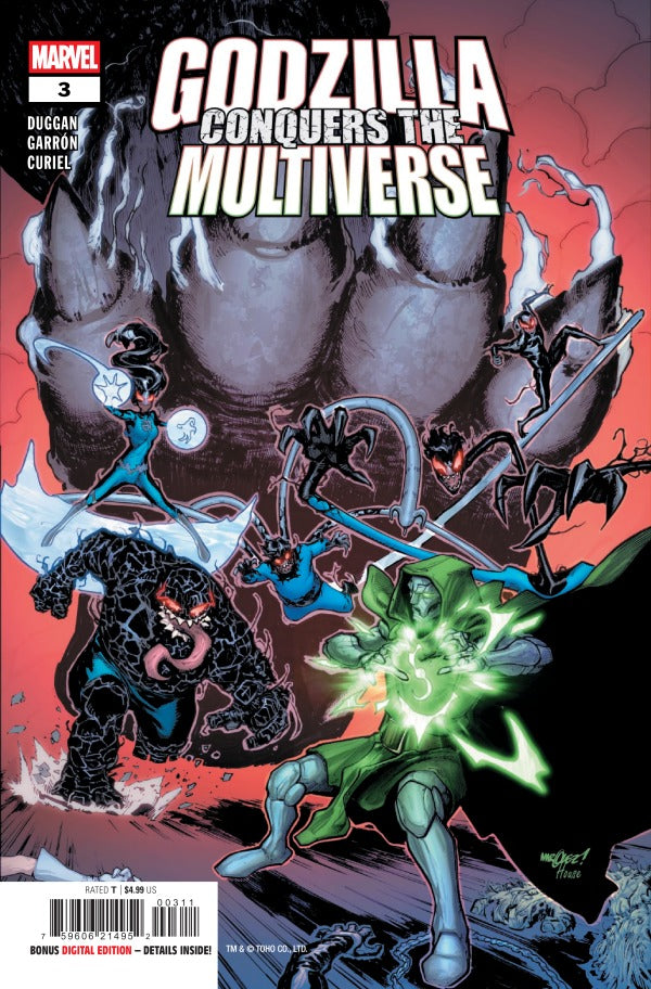 GODZILLA CONQUERS THE MULTIVERSE #3 CVR A DAVID MARQUEZ