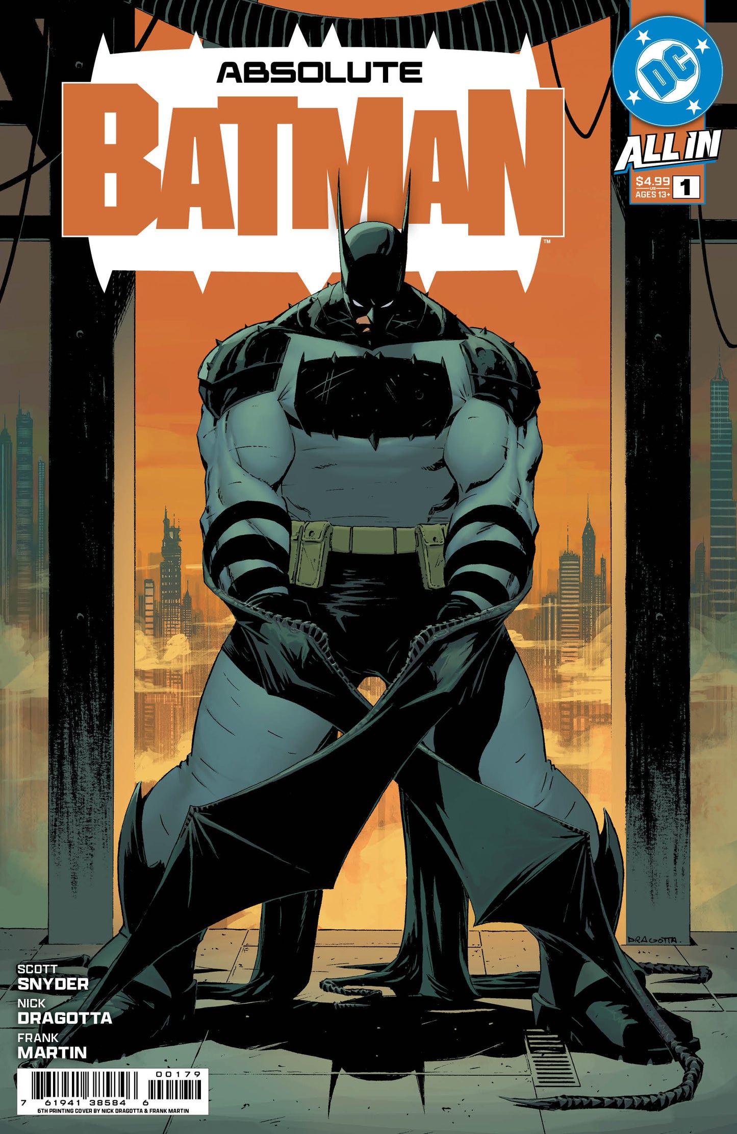 ABSOLUTE BATMAN #1 Sixth Printing Cvr A Nick Dragotta - PREORDER 23/4/25