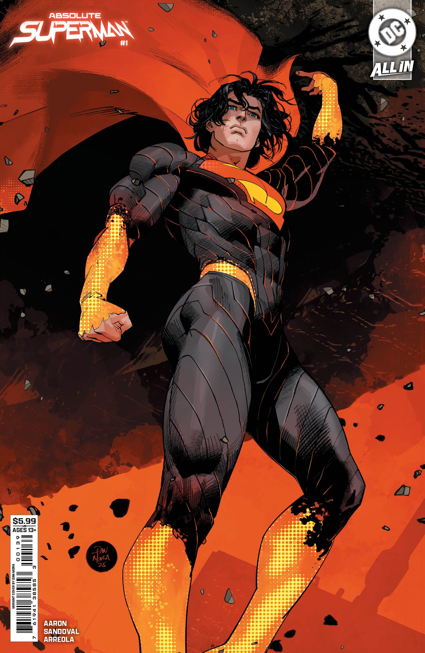 ABSOLUTE SUPERMAN #1 4TH PTG CVR B DAN MORA CONNECTING CARD STOCK VAR - PREORDER 23/4/25