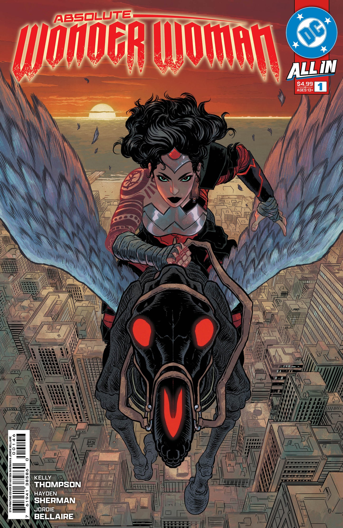 ABSOLUTE WONDER WOMAN #1 5TH PTG CVR A - PREORDER 23/4/25