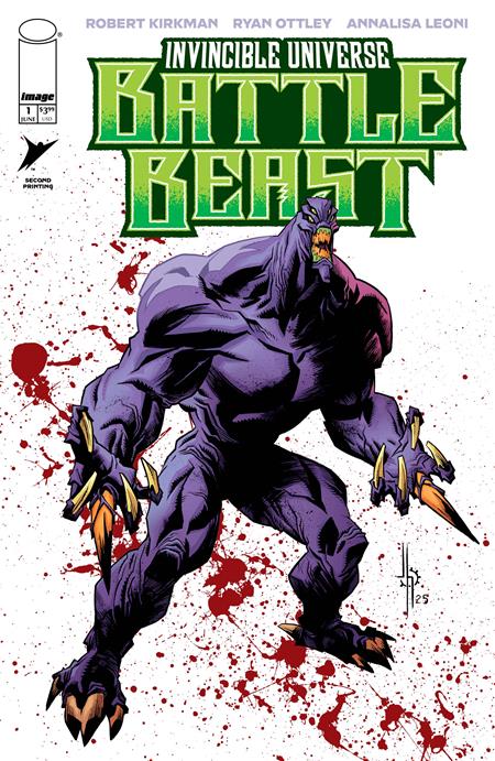 INVINCIBLE UNIVERSE BATTLE BEAST #1 2ND PTG CVR B JASON HOWARD VAR - PREORDER 11/6/25