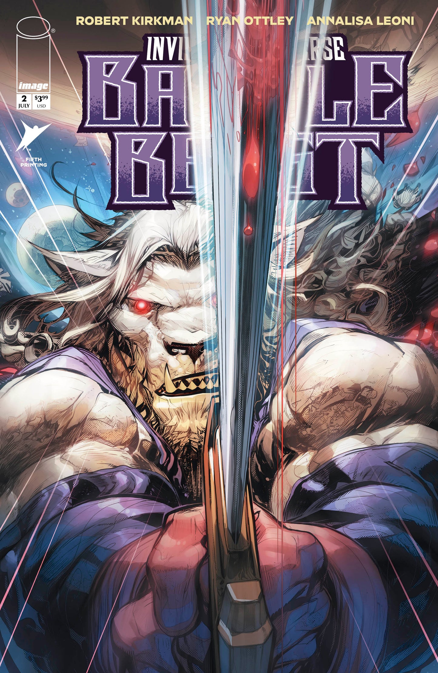 INVINCIBLE UNIVERSE BATTLE BEAST #2 5TH PTG HOWARD PORTER VAR - PREORDER - (FOC 22/6/26) DUE IN STORE 15/8/26