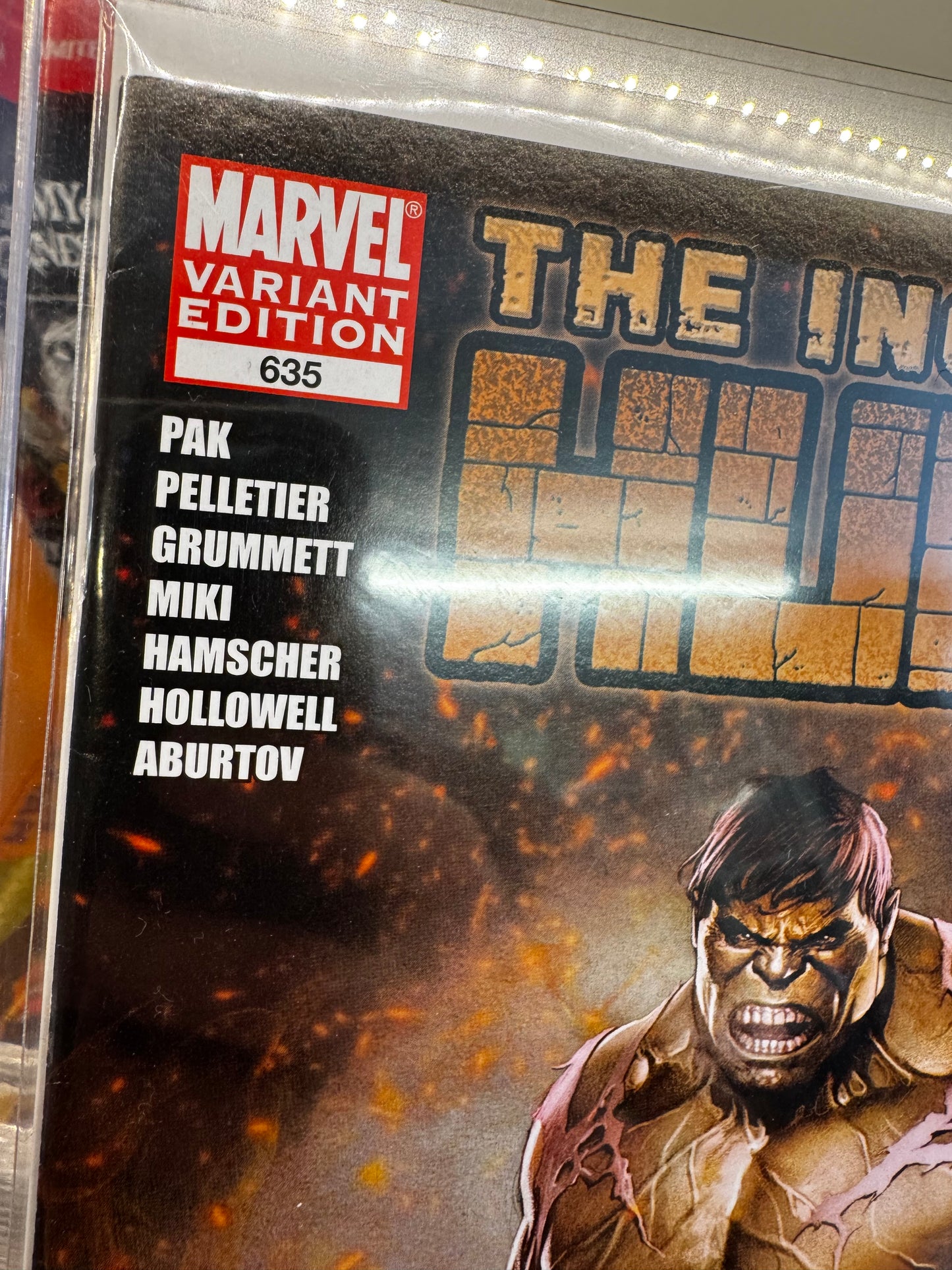 THE INCREDIBLE HULKS #635 ADI GRANOV 1:25 VAR - very scarce.