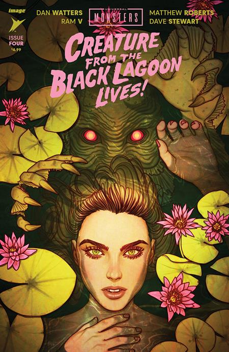 UNIVERSAL MONSTERS THE CREATURE FROM THE BLACK LAGOON LIVES #4 (OF 4) CVR B JENNY FRISON - PREORDER