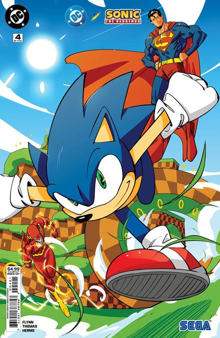 DC X SONIC THE HEDGEHOG #4 (OF 5) CVR B DANIELE DI NICULO CARD STOCK VAR