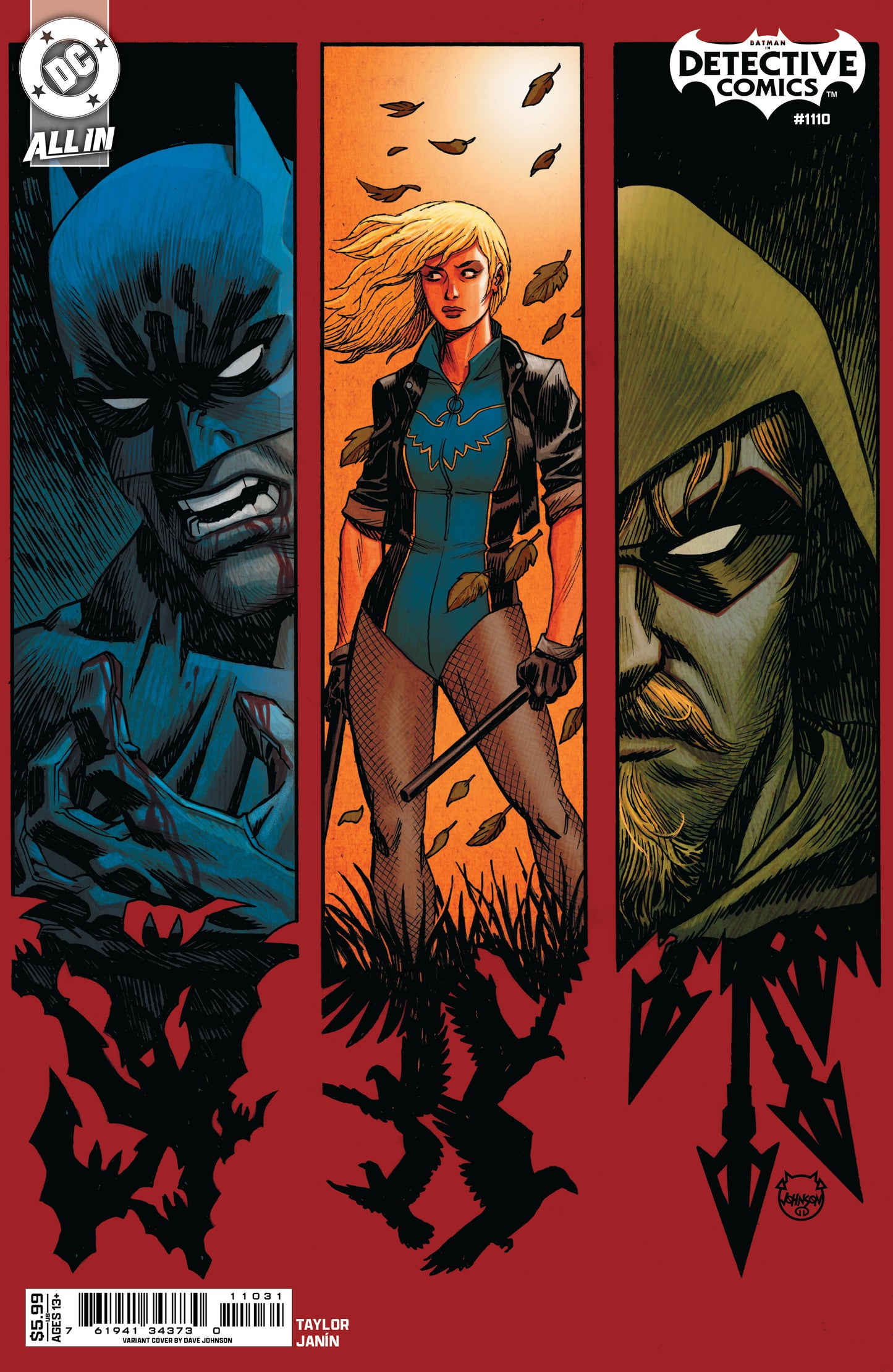 DETECTIVE COMICS #1110 CVR C DAVE JOHNSON CARD STOCK VAR - PREORDER (FOC 1/6/26) DUE IN STORE 24/6/26