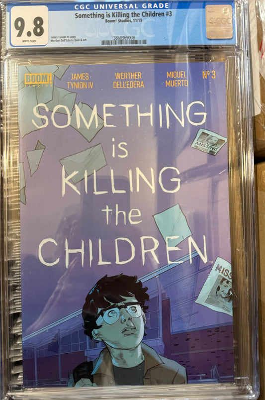 SOMETHING IS KILLING THE CHILDREN #3 CGC 9.8 First Printing