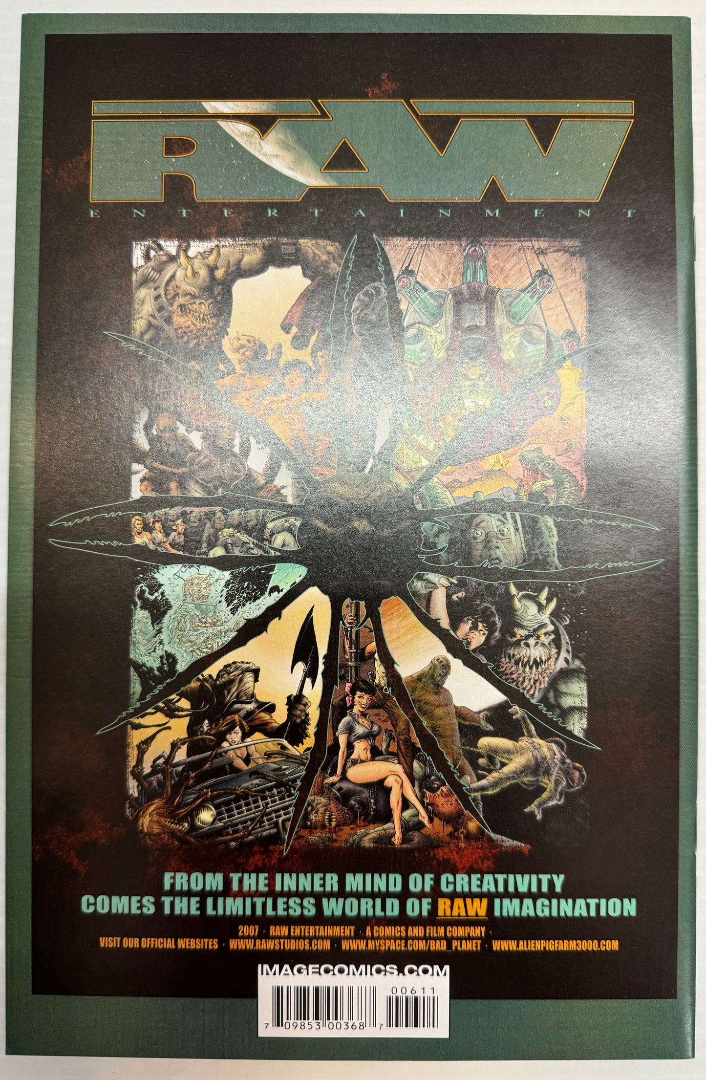 BAD PLANET #6 (OF 12) (MR) - DAVE STEVENS FINAL COVER NM/NM+