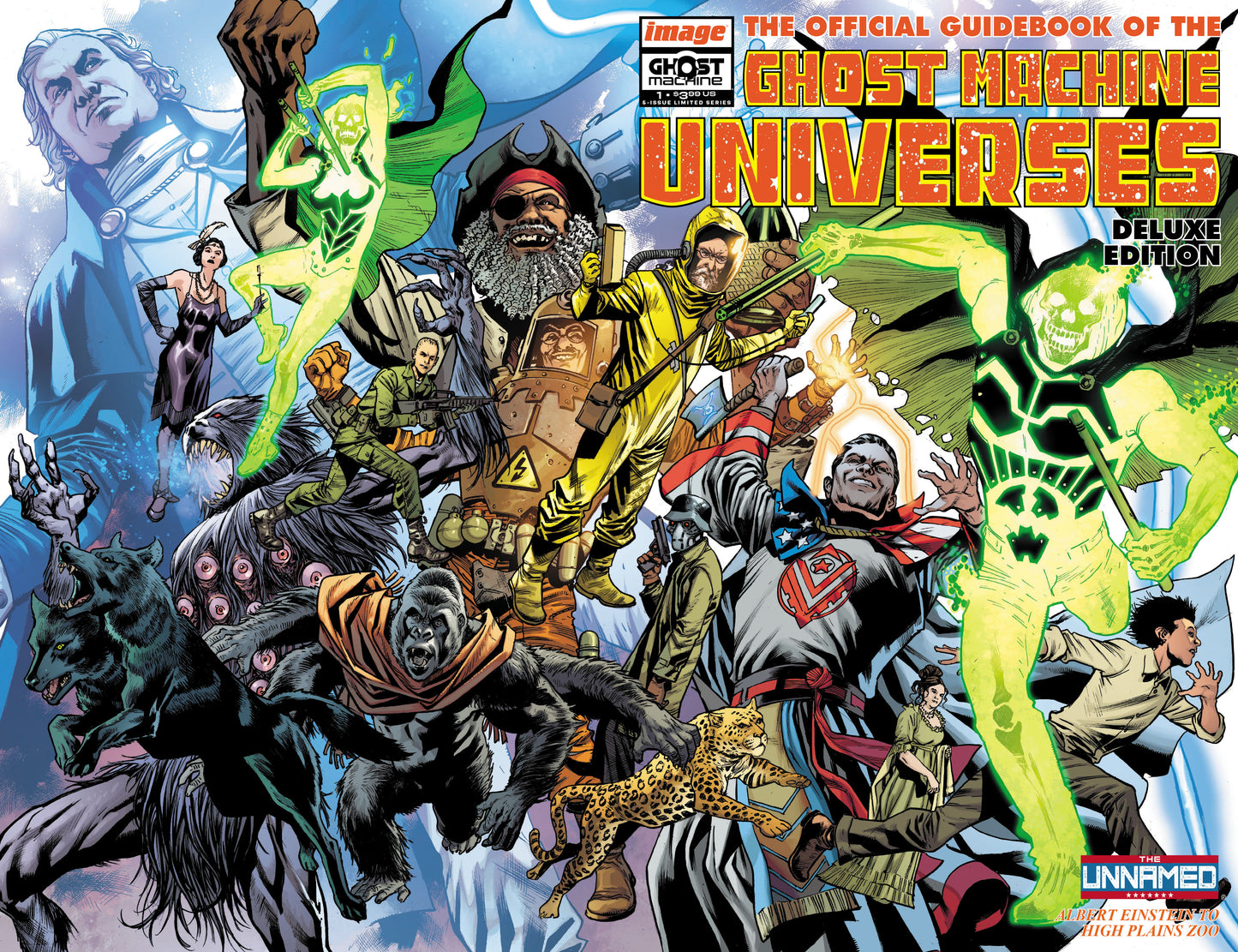 Ghost Machine The Official Guidebook #1 Cover B Bryan Hitch Variant