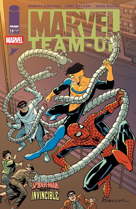 MARVEL TEAMUP #14 FACSIMILE EDITION CVR F ALEX SAVIUK & DAVE MCCAIG VAR - DUE 4/3/26