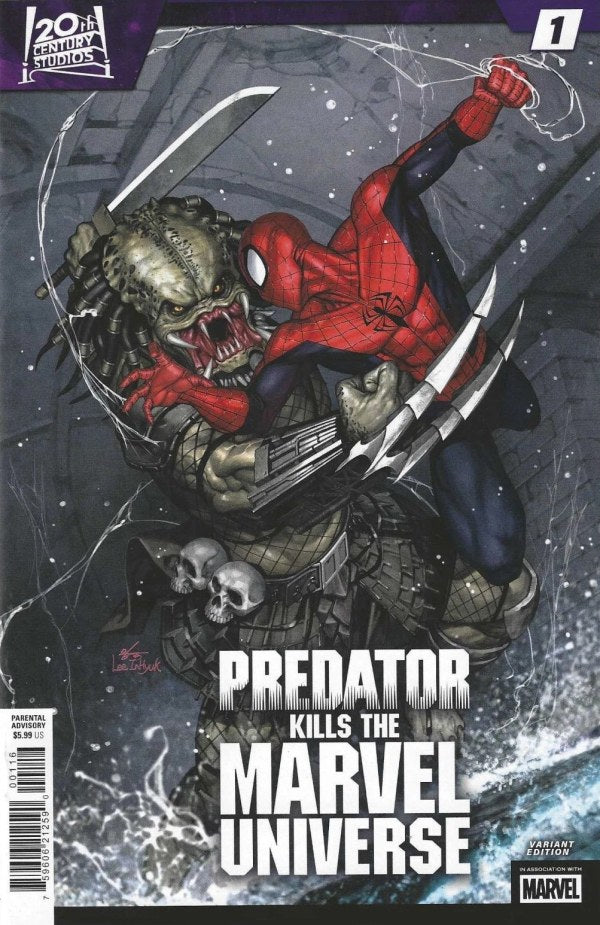 Predator Kills the Marvel Universe #1 1:25 InHyuk Lee Variant