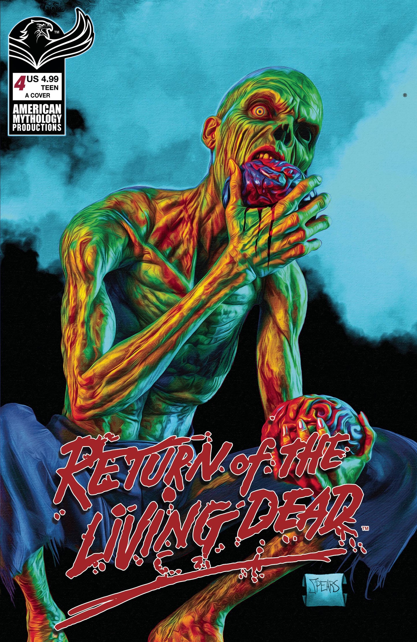 RETURN OF THE LIVING DEAD #4 (OF 4) CVR A SPEARS PAINTED