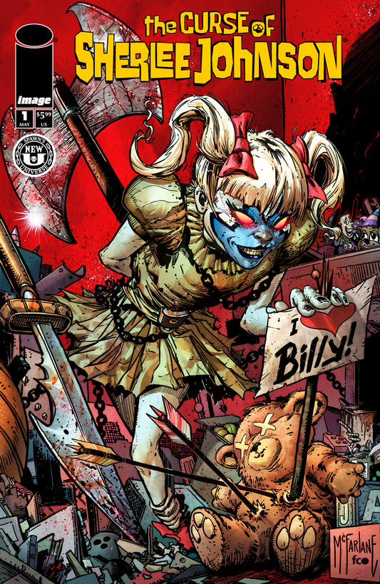 SPAWN THE CURSE OF SHERLEE JOHNSON #1 CVR B TODD MCFARLANE VAR - PREORDER 21/5/25
