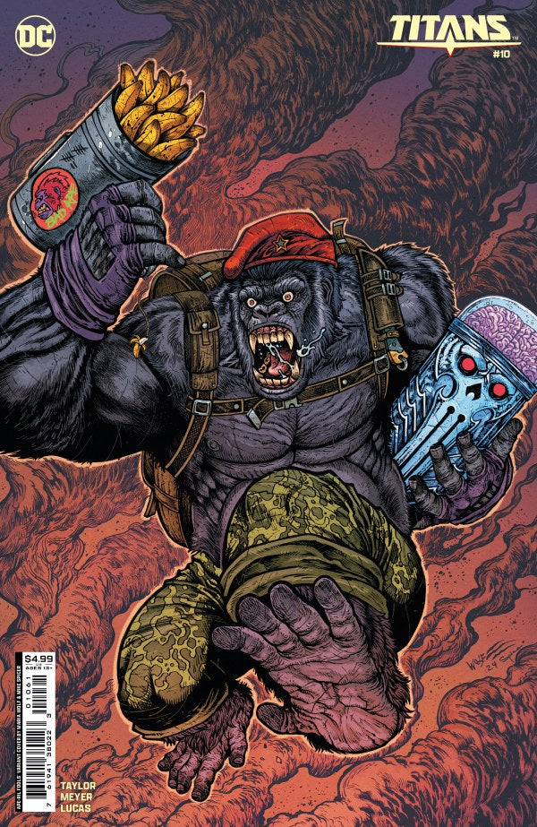 TITANS #10 CVR D MARIA WOLFE APE-RIL FOOLS CARD STOCK VAR