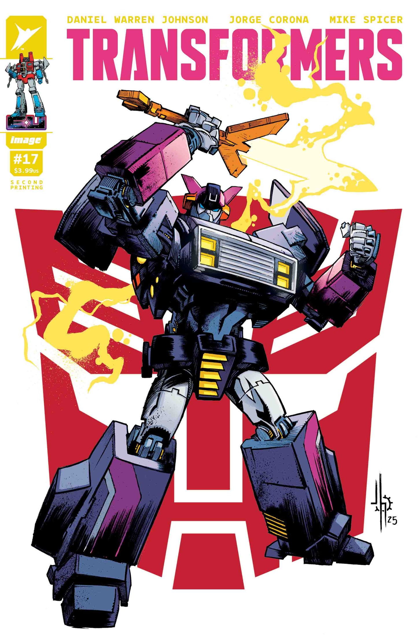TRANSFORMERS #17 2ND PTG CVR A JASON HOWARD AUTOBOT CVR
