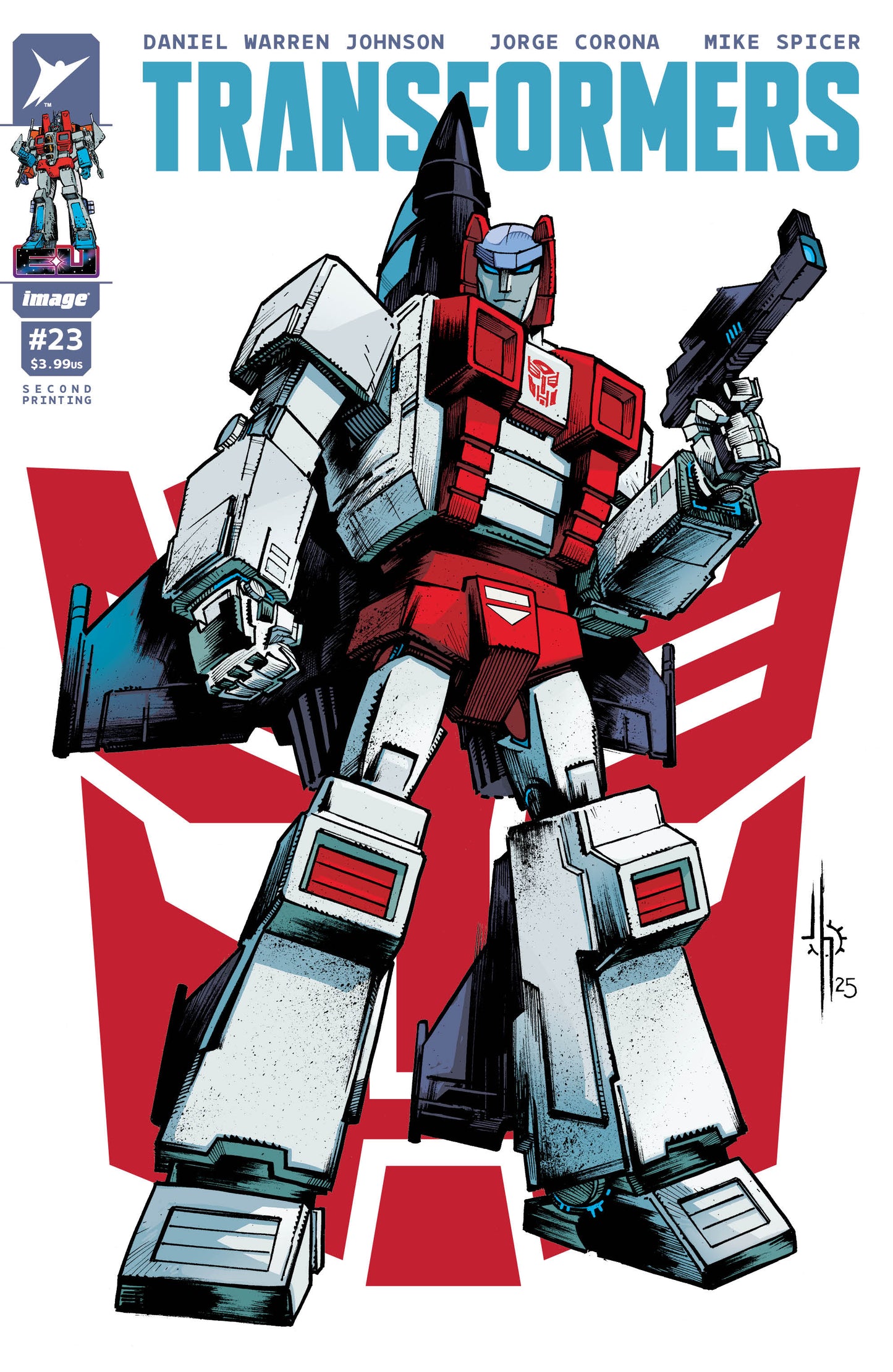 TRANSFORMERS #23 2ND PTG CVR B JASON HOWARD AUTOBOT - DUE 18/3/26