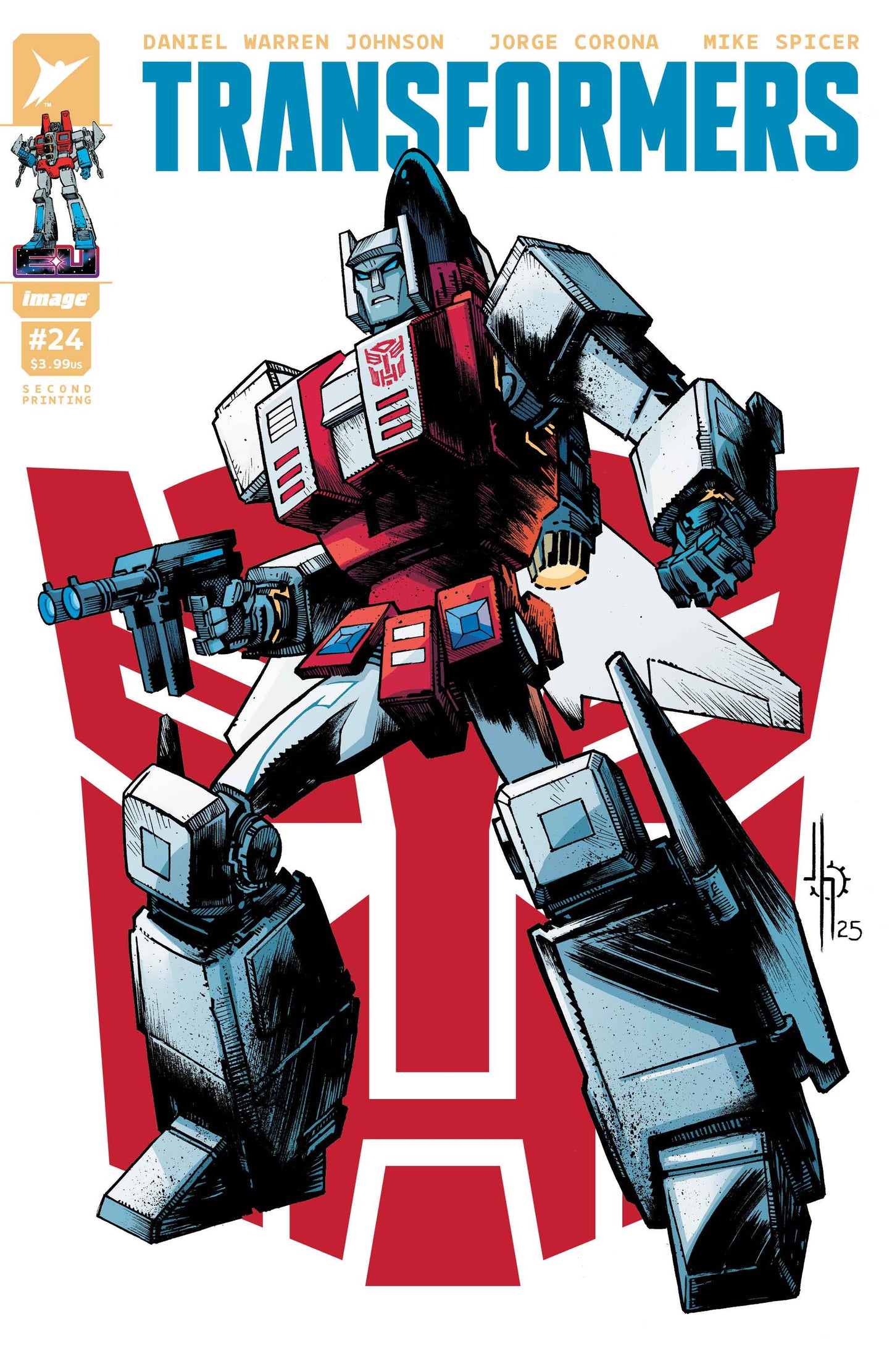 Transformers #24 2nd Printing Jason Howard Autobot - DUE 29/10/25