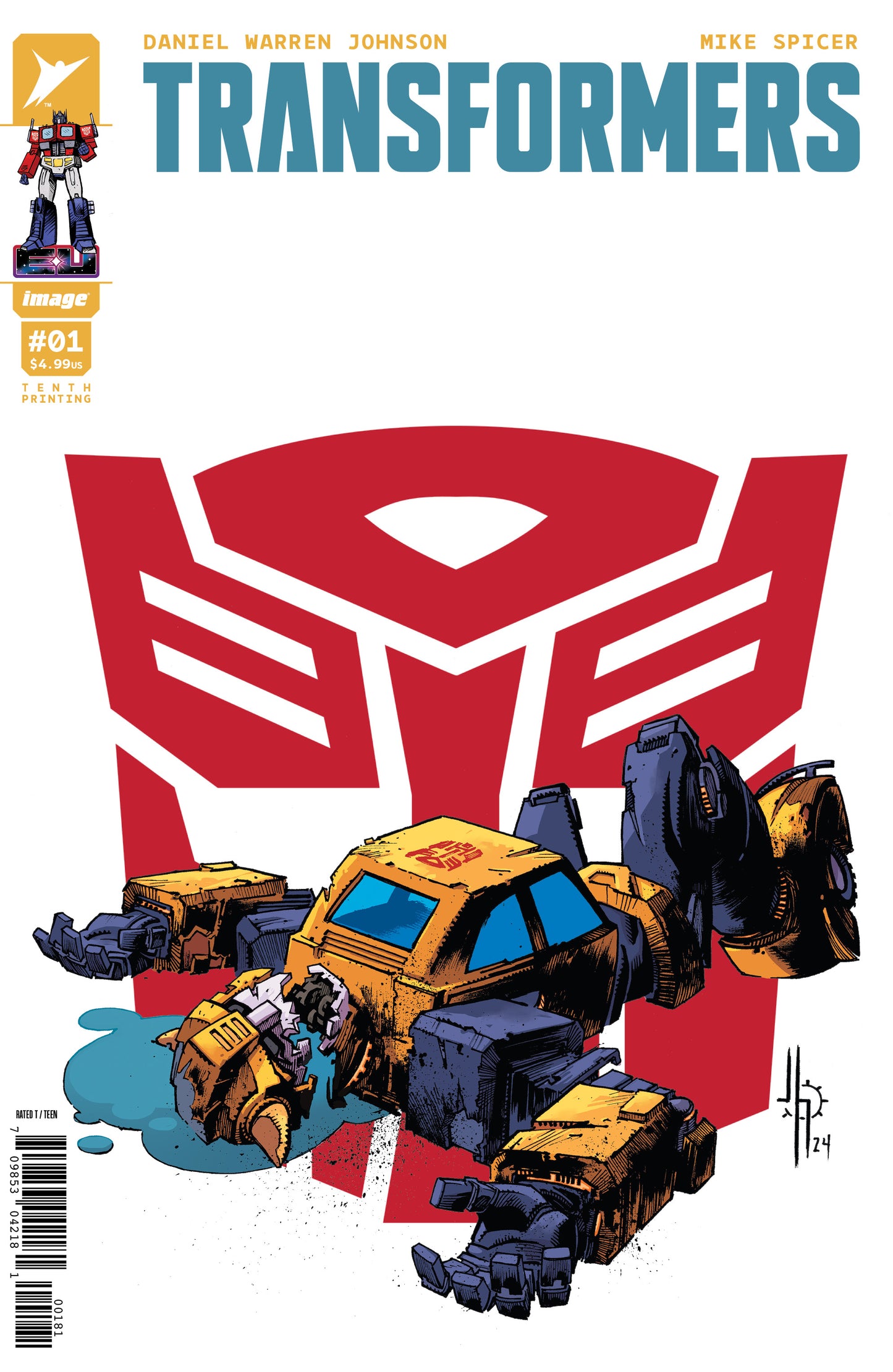 TRANSFORMERS #1 10TH PTG CVR H JASON HOWARD VAR