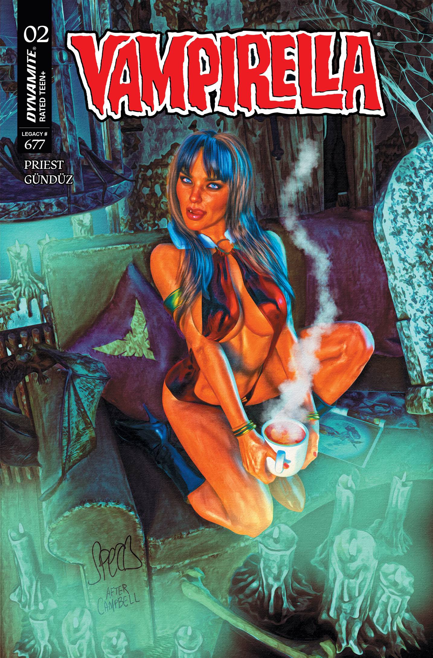 VAMPIRELLA (2025) #2 CVR ZD FOC 10 COPY INCV SPEARS BLUE VIR - PRESALE DUE 21/5/25