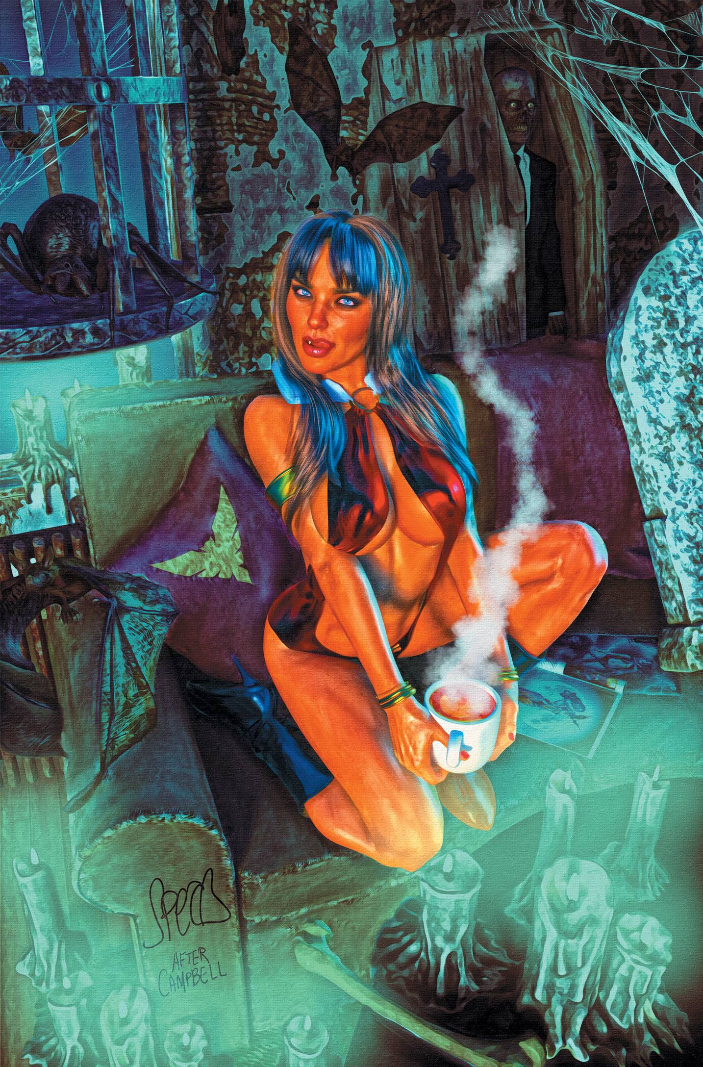 VAMPIRELLA (2025) #2 CVR ZF FOC 20 COPY INCV SPEARS BLUE VIR - PRESALE DUE 21/5/25