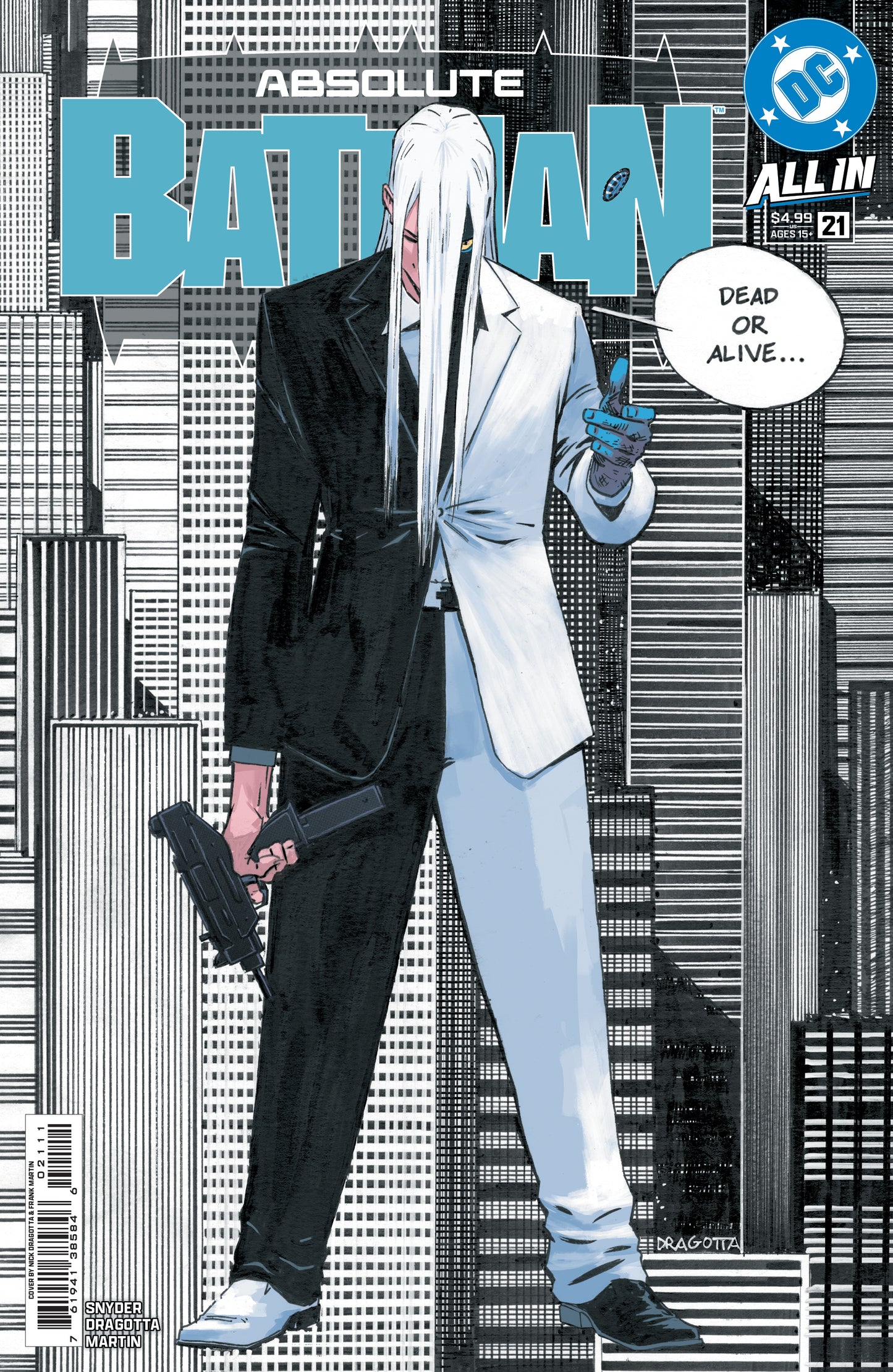 ABSOLUTE BATMAN #21 CVR A NICK DRAGOTTA TWO-FACE - PREORDER - (FOC 18/5/26) DUE IN STORE 10/6/26