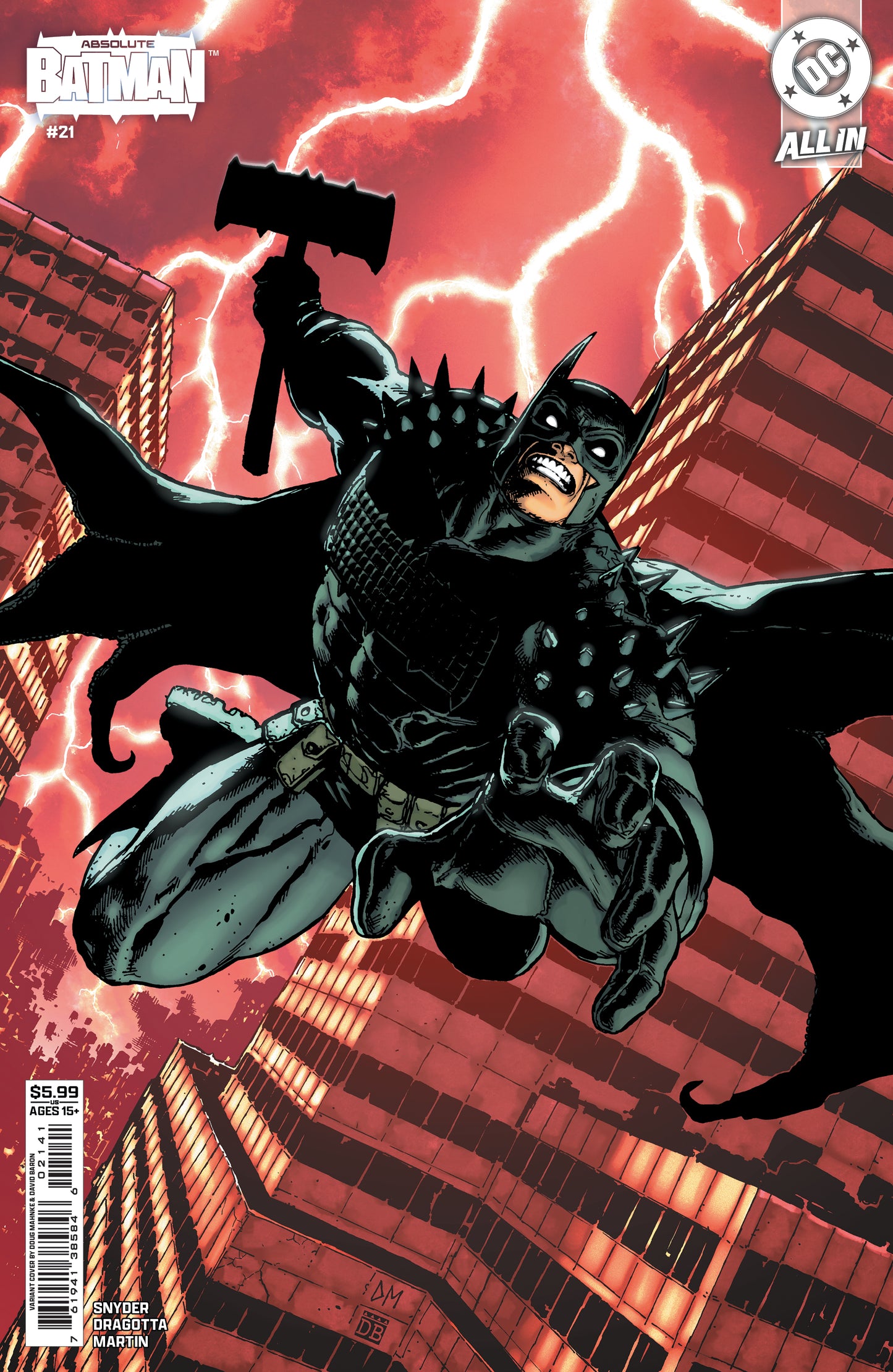 ABSOLUTE BATMAN #21 CVR D DOUG MAHNKE CARD STOCK VAR - PREORDER - (FOC 18/5/26) DUE IN STORE 10/6/26