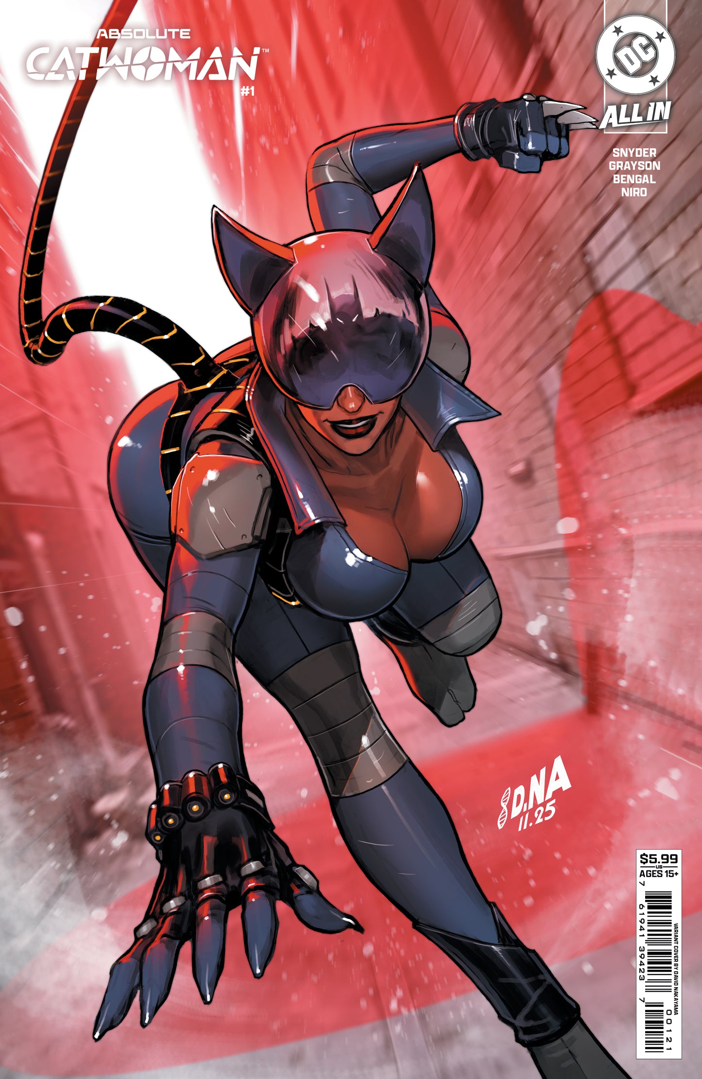 ABSOLUTE CATWOMAN #1 (OF 6) CVR B DAVID NAKAYAMA CARD STOCK VAR - PREORDER (FOC 5/18/26) DUE IN STORE 10/6/26 - NOT FINAL COVER