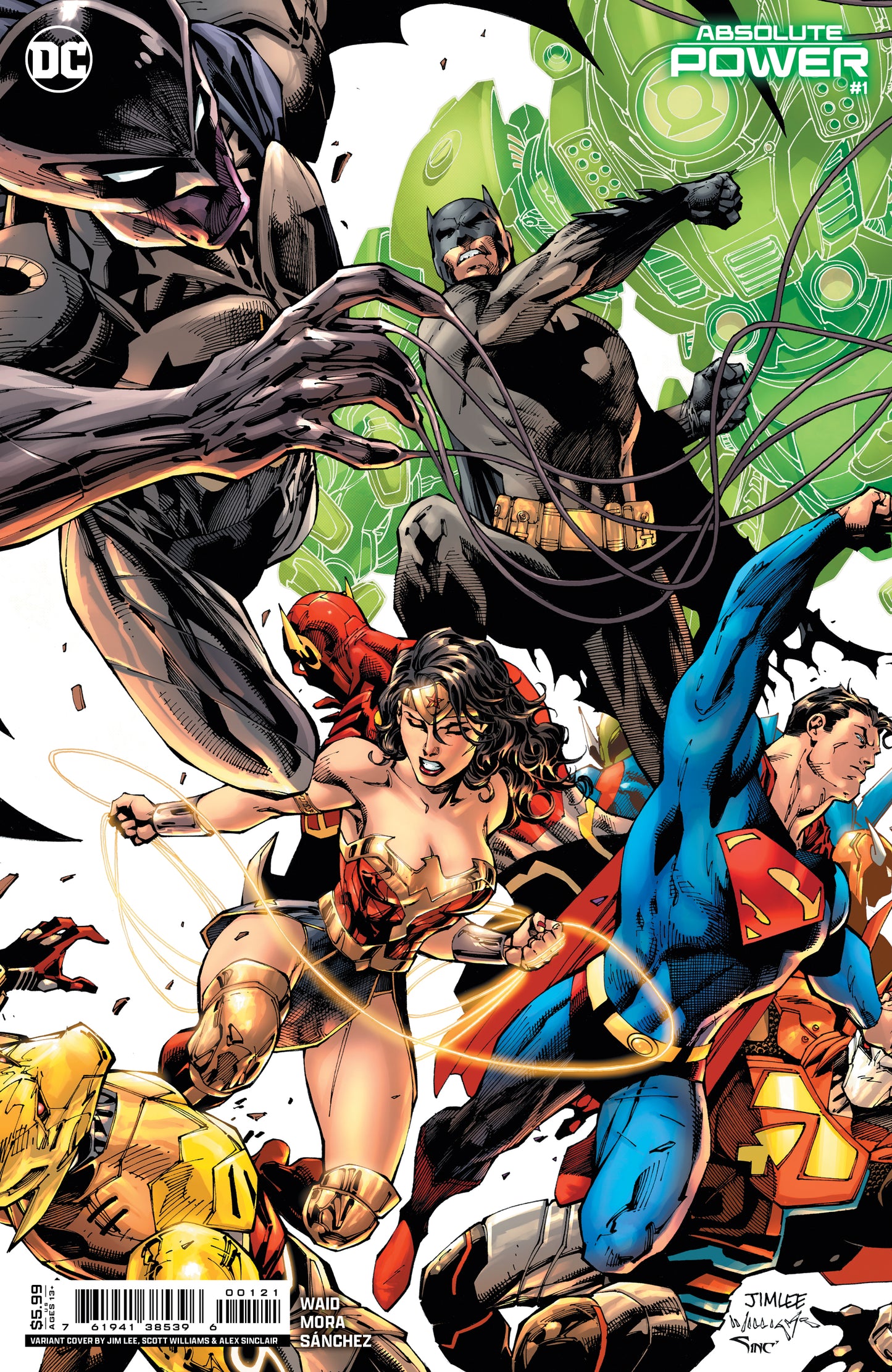 ABSOLUTE POWER #1 CVR B JIM LEE CARD STOCK VAR - PRESALE DUE 3/7/24