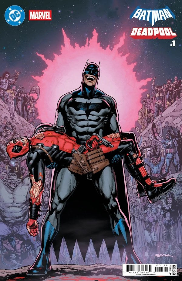 DC / Marvel Batman / Deadpool #1 Cover R Ryan Sook Variant